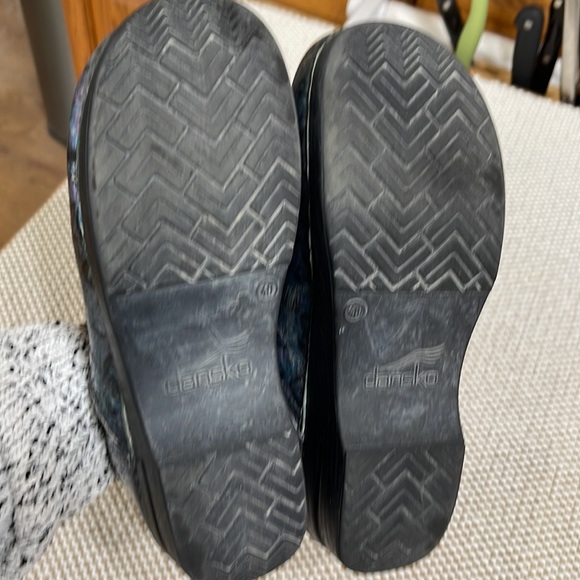 Dansko Professional Clogs Bluepurple Bubblerain Drop- Sz 40/9.5/10 - Picture 8 of 10